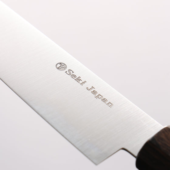 Kanetsune Ichizu VG10 Petty-Utility 135mm Brown Pakka wood Handle - Seisuke Knife