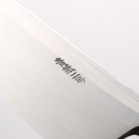 Hideo Kitaoka Blue Steel No.2 Damascus Deba 150mm Shitan Handle - Seisuke Knife