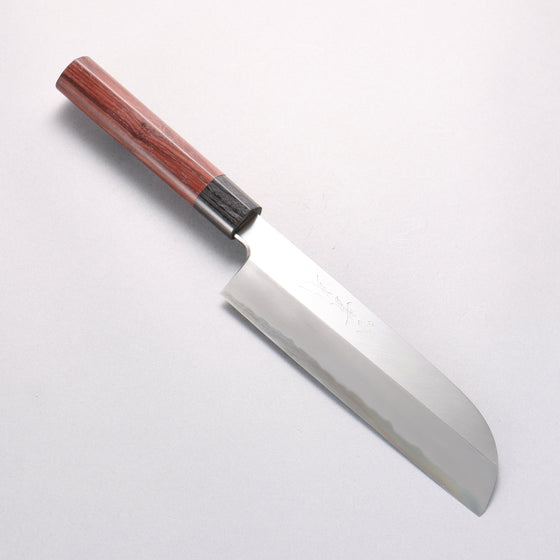 Jikko White Steel No.2 Kamagata Usuba 195mm Shitan Handle - Seisuke Knife