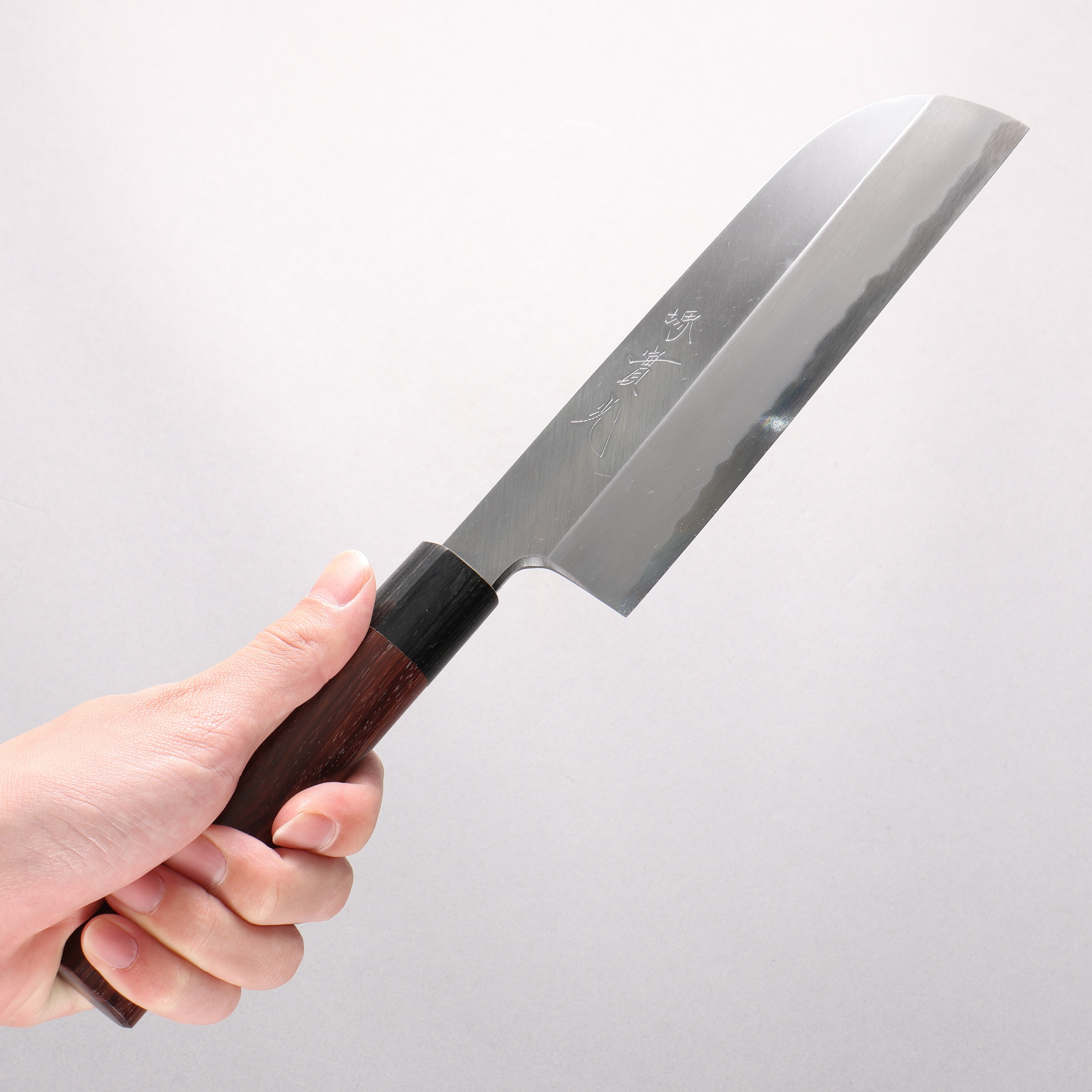 Jikko White Steel No.2 Kamagata Usuba 195mm Shitan Handle - Seisuke Knife