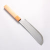 Jikko Kujira White Steel Santoku 180mm Cherry Wood Handle - Seisuke Knife - Slide 2