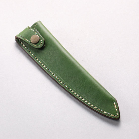 Buttero Green Sheath for 150mm Petty-Utility Leather Sheath - Seisuke Knife
