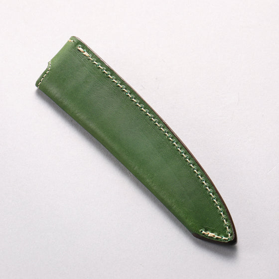 Buttero Green Sheath for 150mm Petty-Utility Leather Sheath - Seisuke Knife