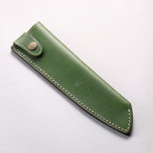  Buttero Green Sheath for 180mm Santoku Leather Sheath - Seisuke Knife