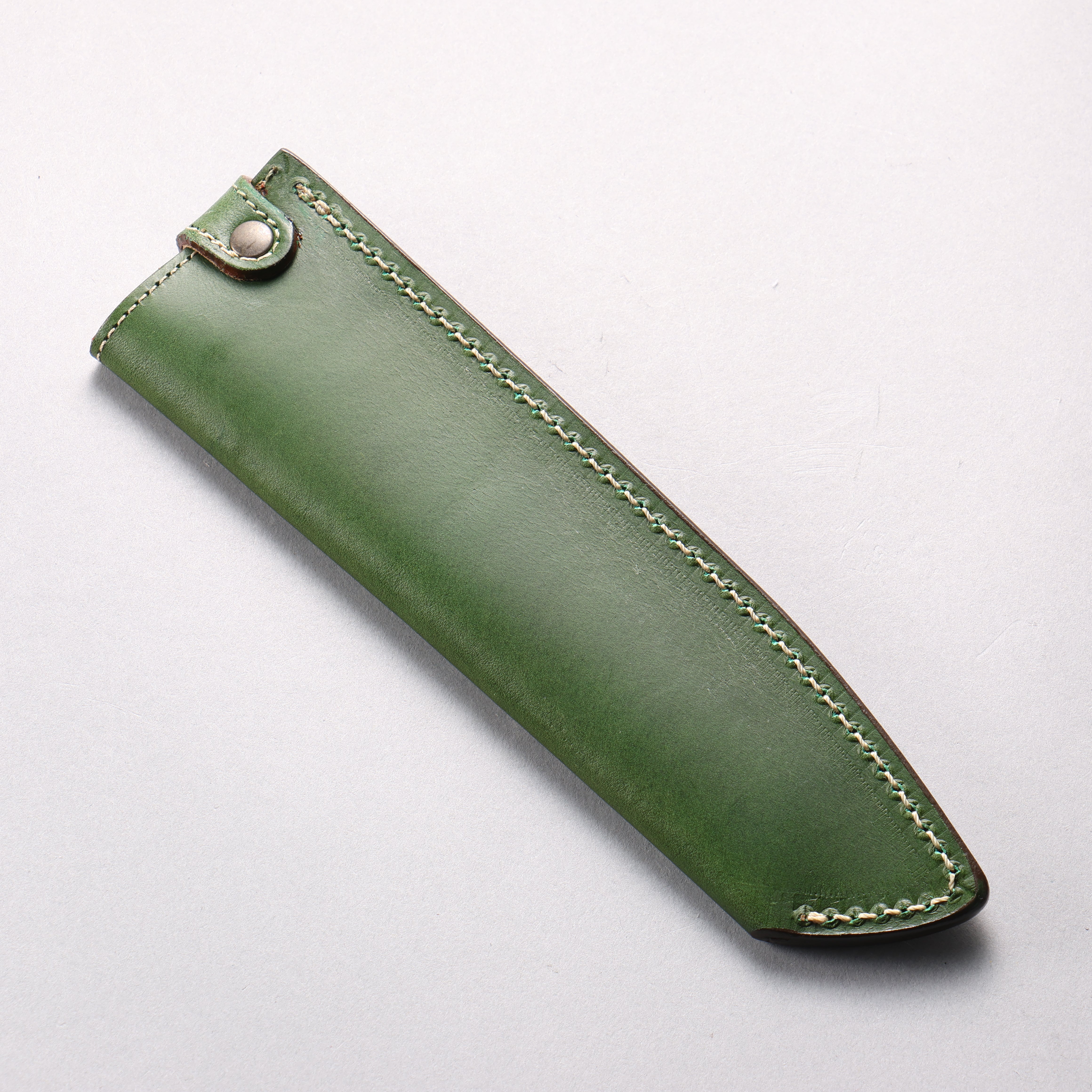 Buttero Green Sheath for 180mm Santoku Leather Sheath - Seisuke Knife