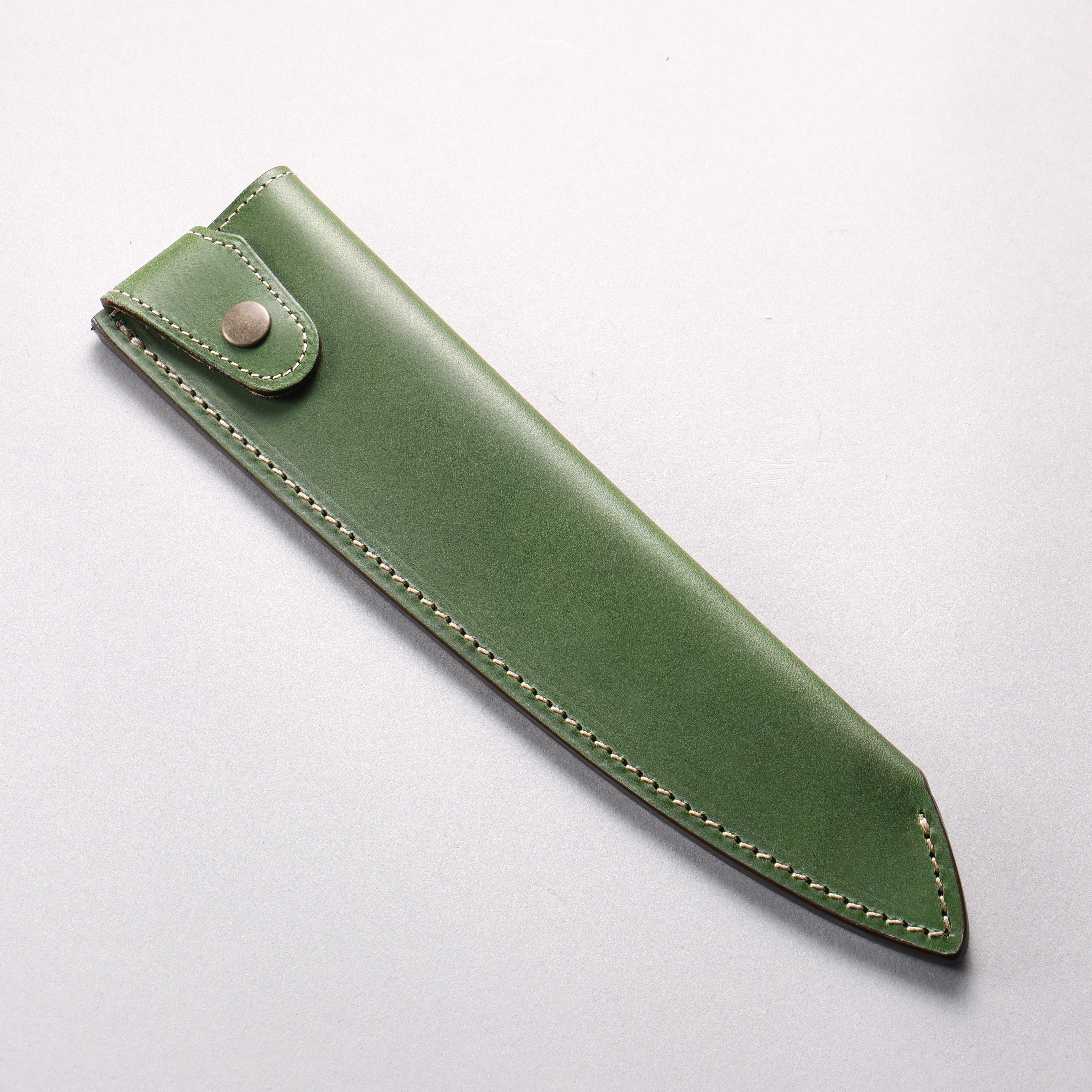 Buttero Green Sheath for 240mm Gyuto Leather Sheath - Seisuke Knife