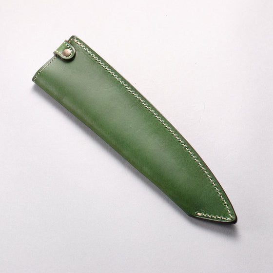 Buttero Green Sheath for 210mm Gyuto Leather Sheath - Seisuke Knife