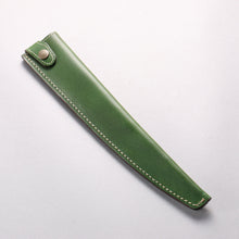  Buttero Green Sheath for 240mm Sujihiki Leather Sheath - Seisuke Knife