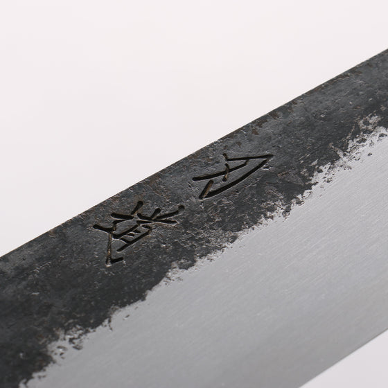 Hado Sumi White Steel No.2 Black Finished Gyuto 240mm Oak Handle - Seisuke Knife
