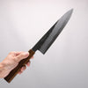 Hado Sumi White Steel No.2 Black Finished Gyuto 240mm Oak Handle - Seisuke Knife - Slide 5