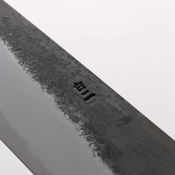 Hado Sumi White Steel No.2 Black Finished Gyuto 210mm Oak Handle - Seisuke Knife