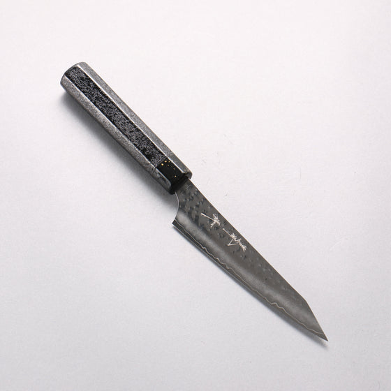 Yu Kurosaki Senko Ei SG2 Hammered Petty-Utility 130mm Black Lacquered Handle - Seisuke Knife