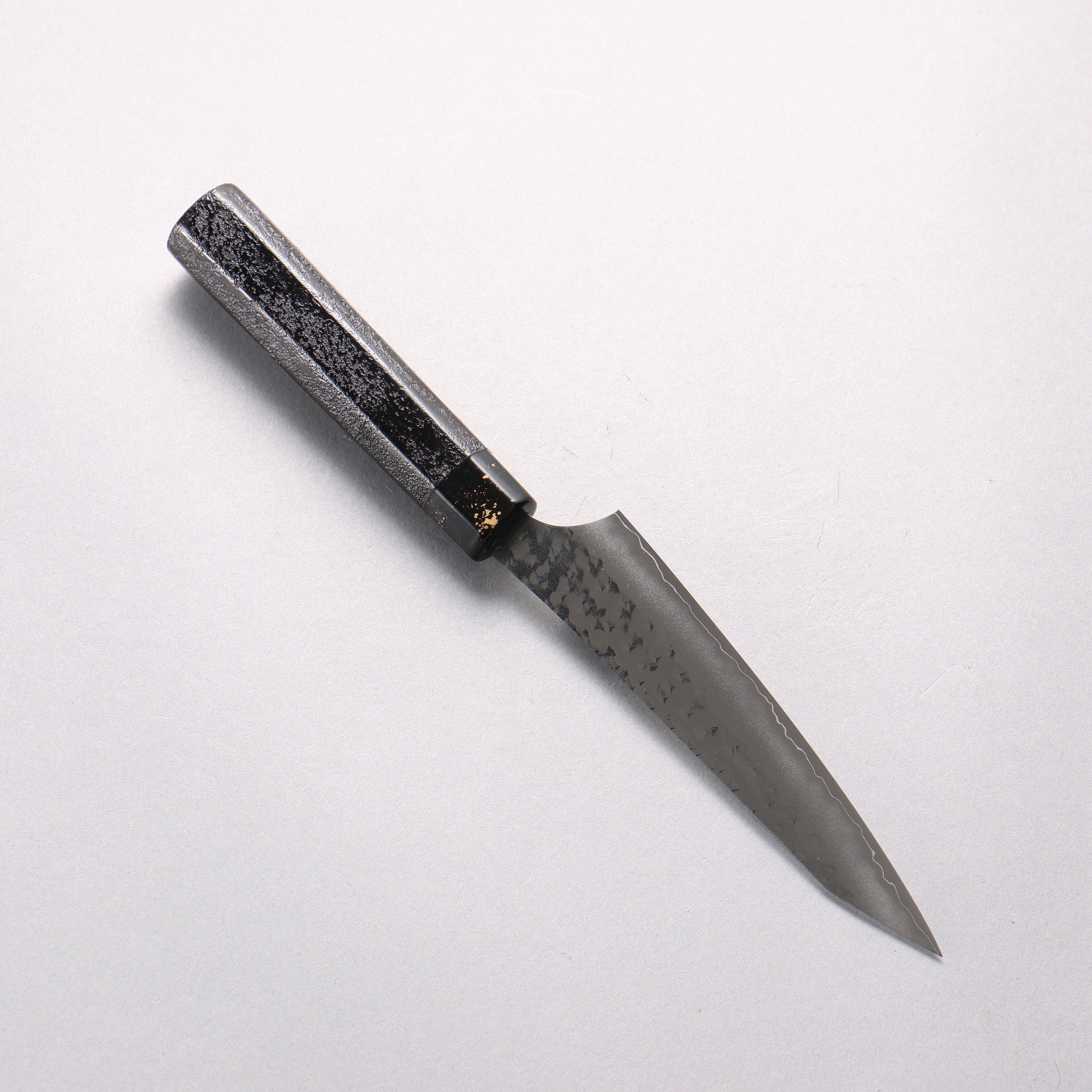 Yu Kurosaki Senko Ei SG2 Hammered Petty-Utility 130mm Black Lacquered Handle - Seisuke Knife