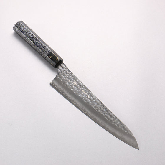 Yu Kurosaki Senko Ryu SG2 Hammered Gyuto 210mm Black Lacquered Handle - Seisuke Knife