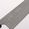 Yu Kurosaki Senko Ryu SG2 Hammered Small Santoku 150mm Black Lacquered (ferrule: Silver color) Handle - Seisuke Knife - Slide 3