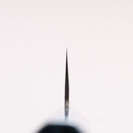 Yu Kurosaki Senko Ryu SG2 Hammered Small Santoku 150mm Blue Lacquered (ferrule: Black color) Handle - Seisuke Knife