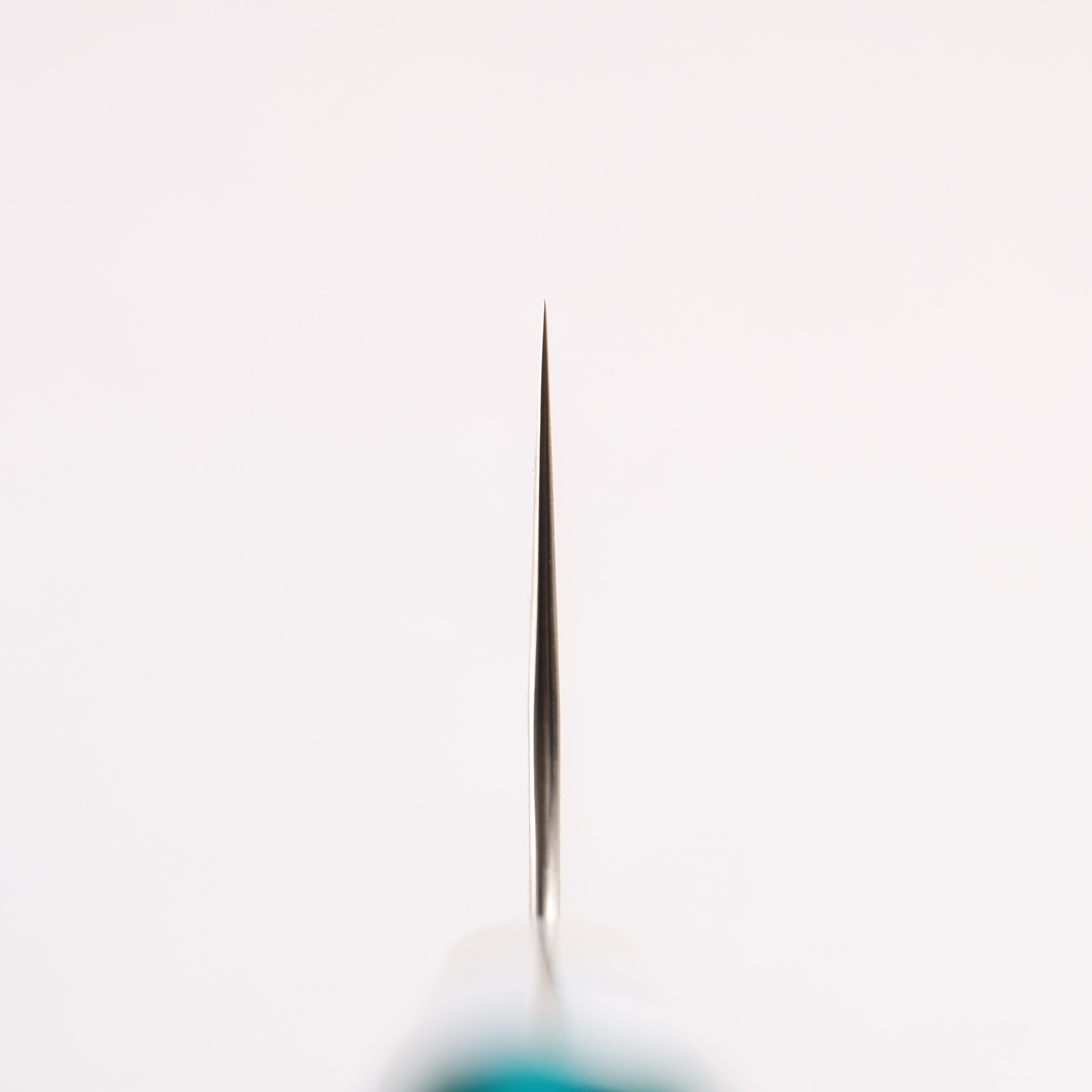 Yoshimi Kato VG10w Colored Damascus Kiritsuke Gyuto 240mm Stabilized Birch & Emerald Resin Handle - Seisuke Knife