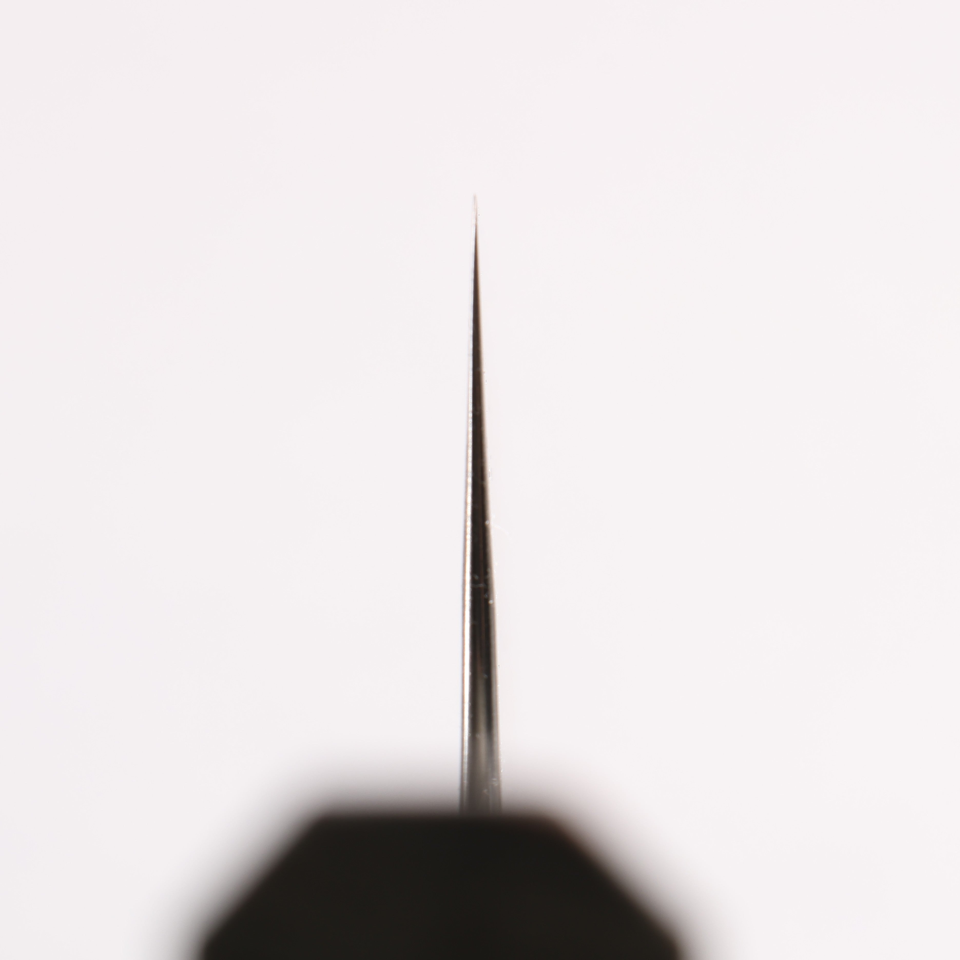 Yoshimi Kato Blue Super Black Finished Nakiri 165mm Stabilized Birch & Black Resin Handle - Seisuke Knife