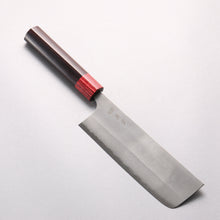  Yoshimi Kato White Steel Nashiji Nakiri 165mm Rosewood (ferrule: Red Pakka wood) Handle