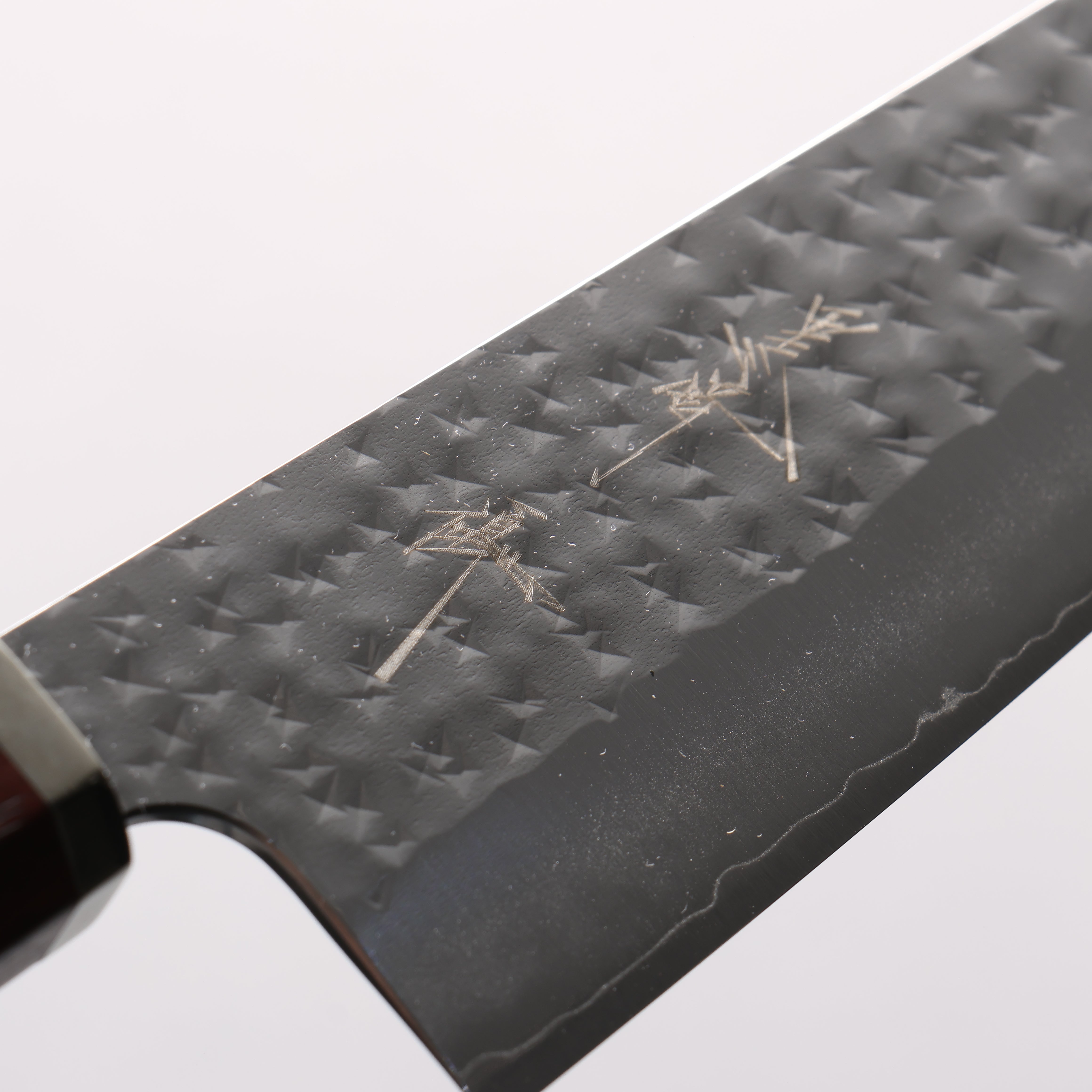 Yu Kurosaki Senko Ryu SG2 Hammered Small Santoku 150mm Bloodwood & Steel Caps Handle - Seisuke Knife