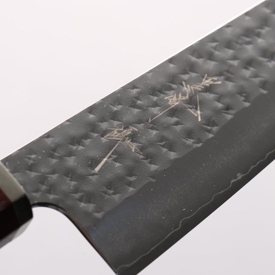 Yu Kurosaki Senko Ryu SG2 Hammered Small Santoku 150mm Bloodwood (Steel end caps) Handle