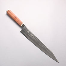  Yu Kurosaki Senko Ei SG2 Hammered Sujihiki 270mm Bloodwood (Steel end caps) Handle