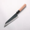 Daisuke Nishida Koharu White Steel No.1 Black Finished Santoku 165mm Walnut Handle - Slide 1