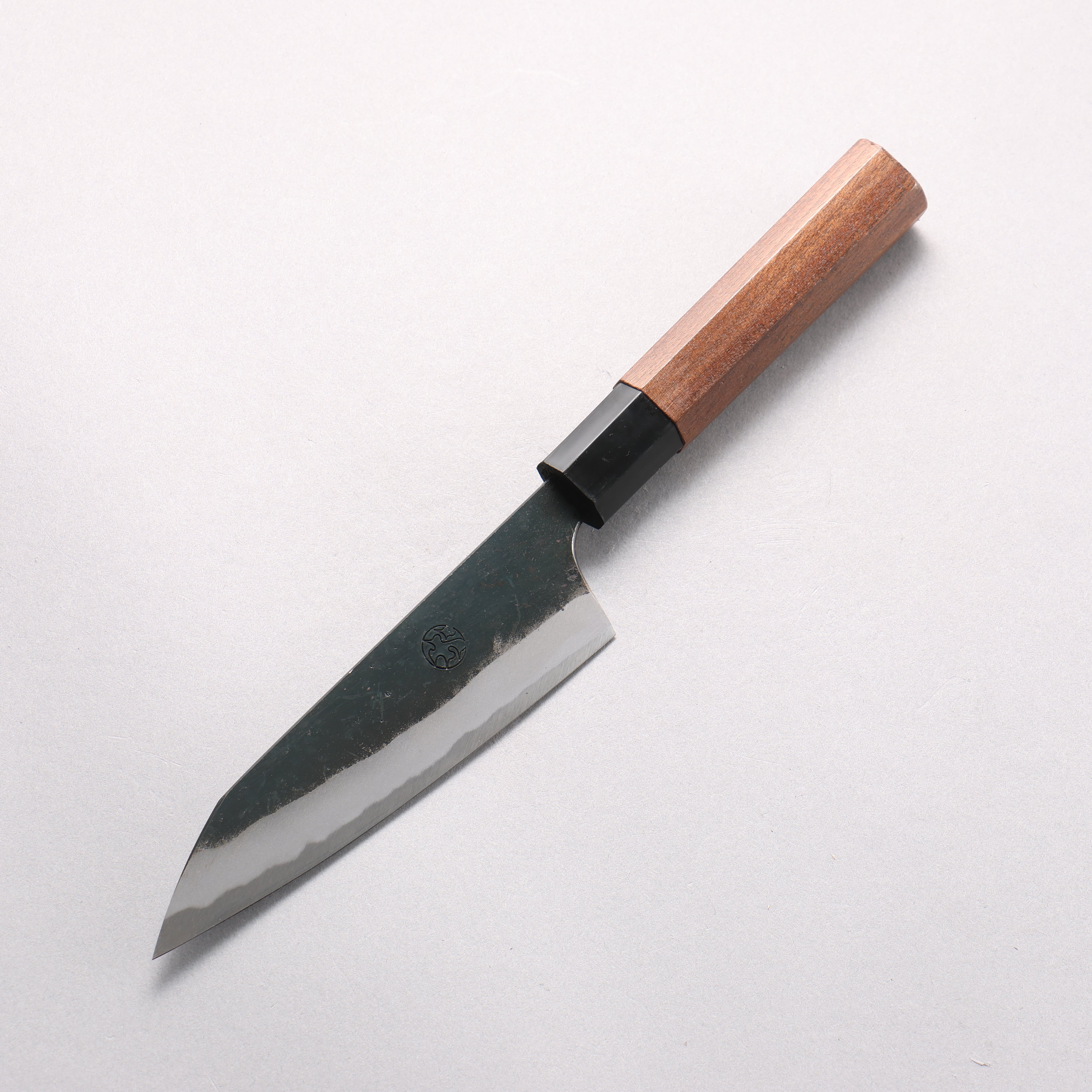 Daisuke Nishida Koharu White Steel No.1 Kurochi Petty-Utility 130mm Walnut Handle - Seisuke Knife
