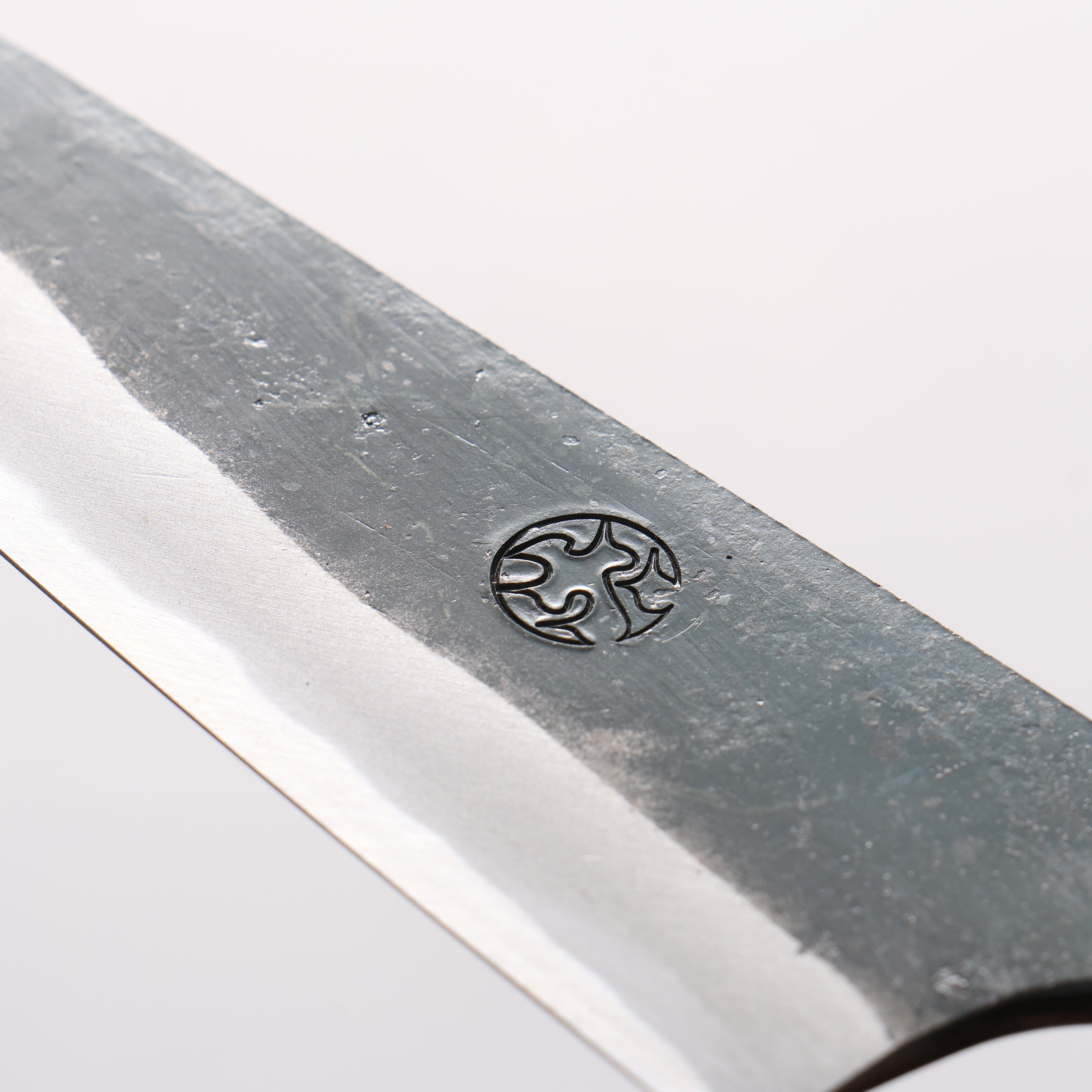 Daisuke Nishida Koharu White Steel No.1 Black Finished Petty-Utility 130mm Walnut Handle - Seisuke Knife