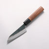 Daisuke Nishida Koharu White Steel No.1 Black Finished Petty-Utility 100mm Walnut Handle - Slide 1