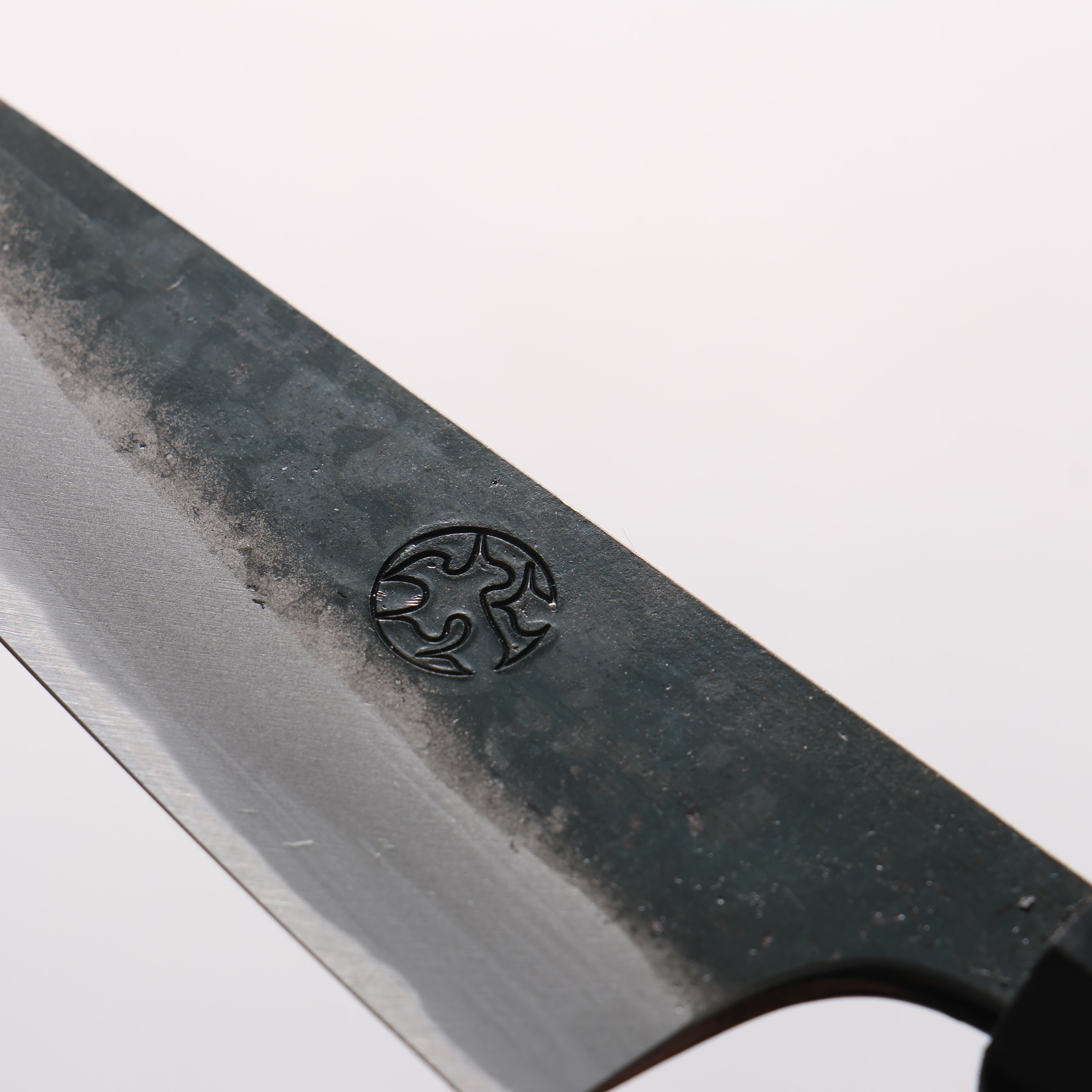 Daisuke Nishida Koharu White Steel No.1 Black Finished Petty-Utility 100mm Walnut Handle - Seisuke Knife
