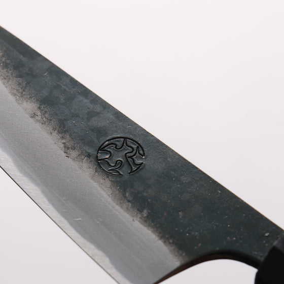 Daisuke Nishida Koharu White Steel No.1 Black Finished Petty-Utility 100mm Walnut Handle