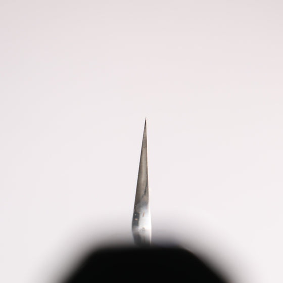 Sakai Takayuki Honyaki Hien VG10 Mirrored Finish Kengata Yanagiba 300mm Black Lacquered (with Mother of Pearl inlay) Handle with Sheath Tetris Pattern MOP inlay (テトリス調螺鈿)