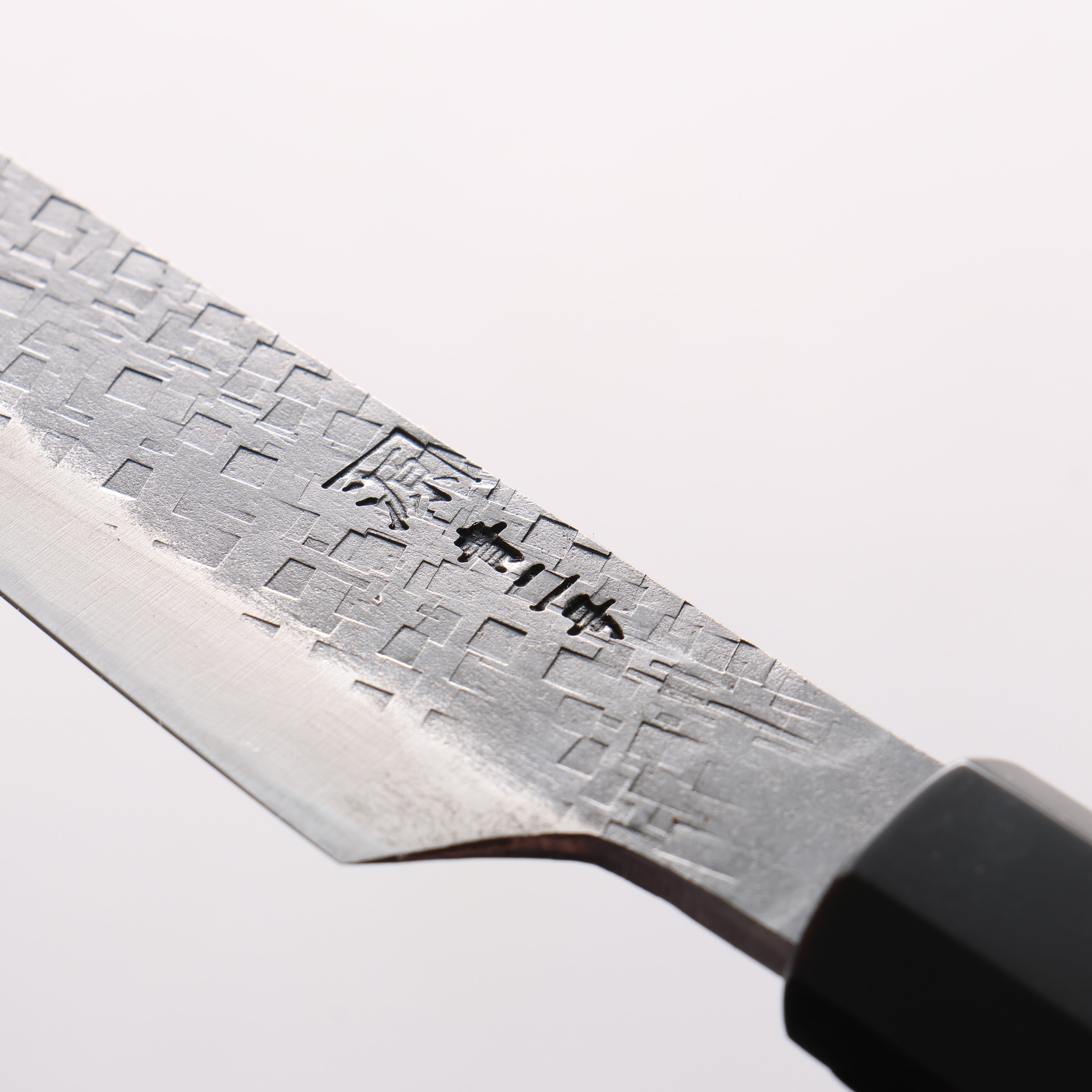 Shigeki Tanaka TEKKA Blue Steel No.2 Kurouchi Square-Hammered Kiritsuke Petty-Utility 120mm Walnut Handle - Seisuke Knife