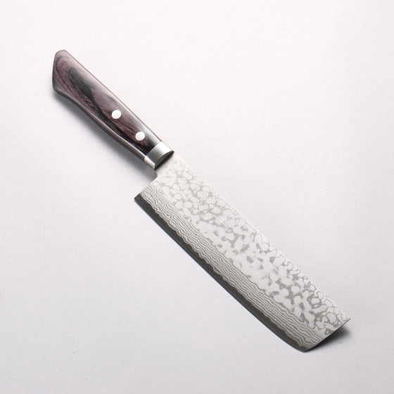 Kunihira Sairyu VG10 Damascus Usuba 165mm Black Pakka wood Handle