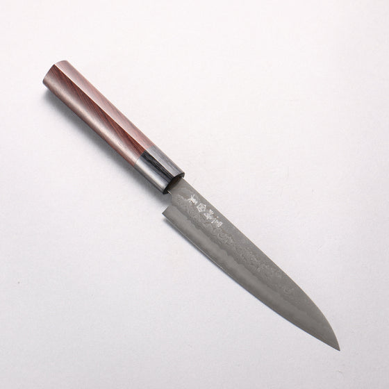 Makoto Kurosaki VG10w Damascus Petty-Utility 150mm Rosewood (Ferrule: Black Pakka Wood) Handle
