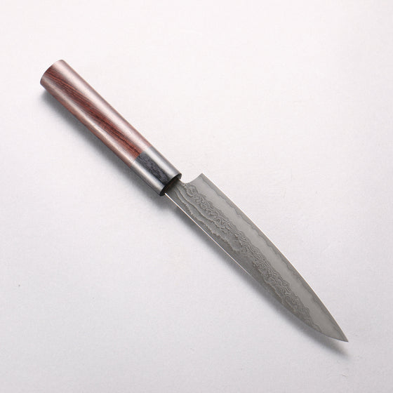 Makoto Kurosaki VG10w Damascus Petty-Utility 150mm Rosewood (Ferrule: Black Pakka Wood) Handle
