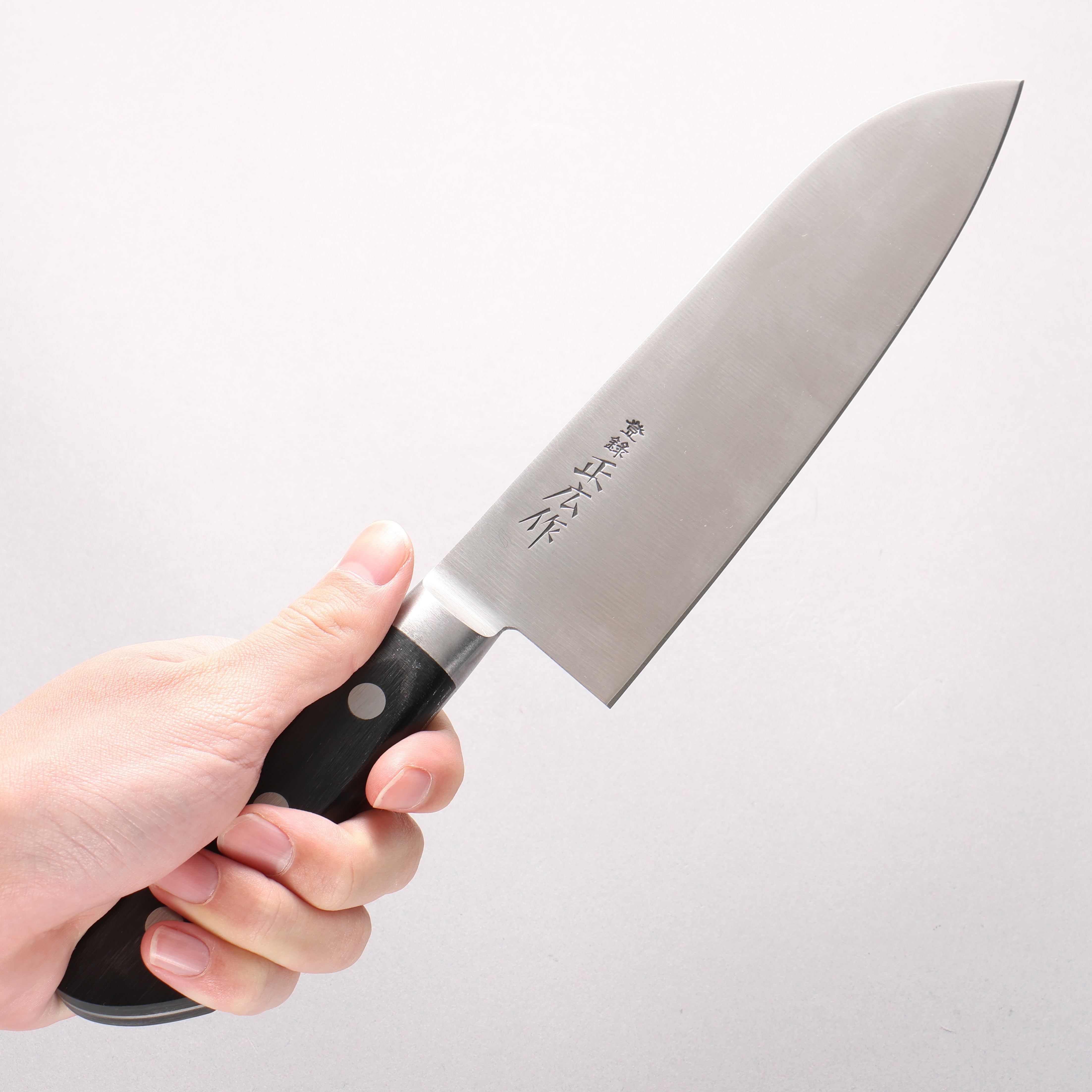 Masahiro ZCD-U Steel Santoku 175mm - Seisuke Knife