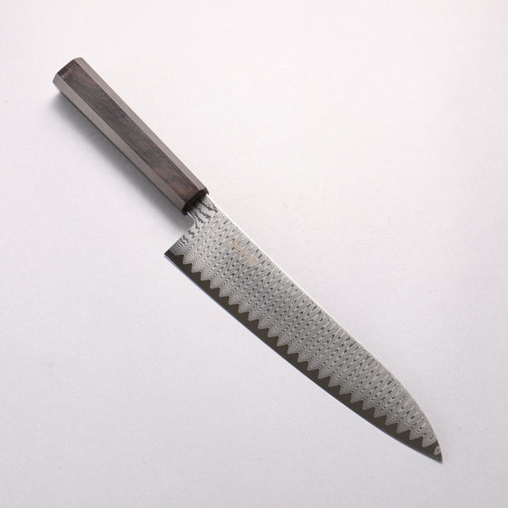 Kanjyo VG10 Damascus Ladder Pattern Gyuto 210mm Ebony Wood Handle