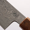 Ryusen Fukakuryu Kai ATS314 63 Layer Damascus Kiritsuke Gyuto 210mm Stabilized White Birch with White Ring Handle - Slide 4