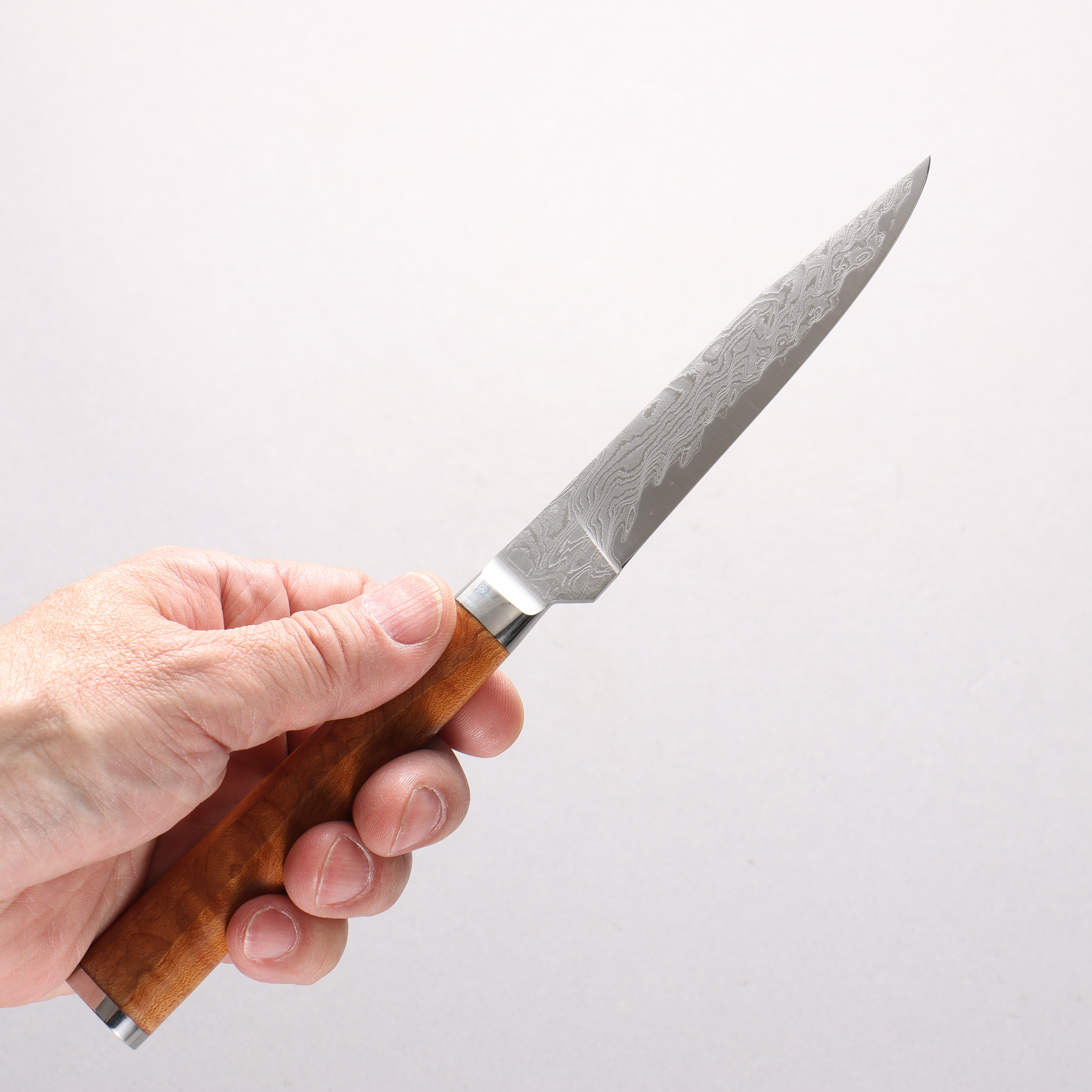 Ryusen SG2 Damascus Steak 100mm Maple Handle SK06 - Seisuke Knife