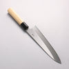 Sakai Kikumori White Steel No.1 Gyuto 210mm Magnolia (Ferrule: Water Buffalo Horn) Handle - Seisuke Knife - Slide 2