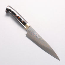  Takeshi Saji Blue Steel No.2 Colored Damascus Petty-Utility 150mm Black/Brown Corian Handle