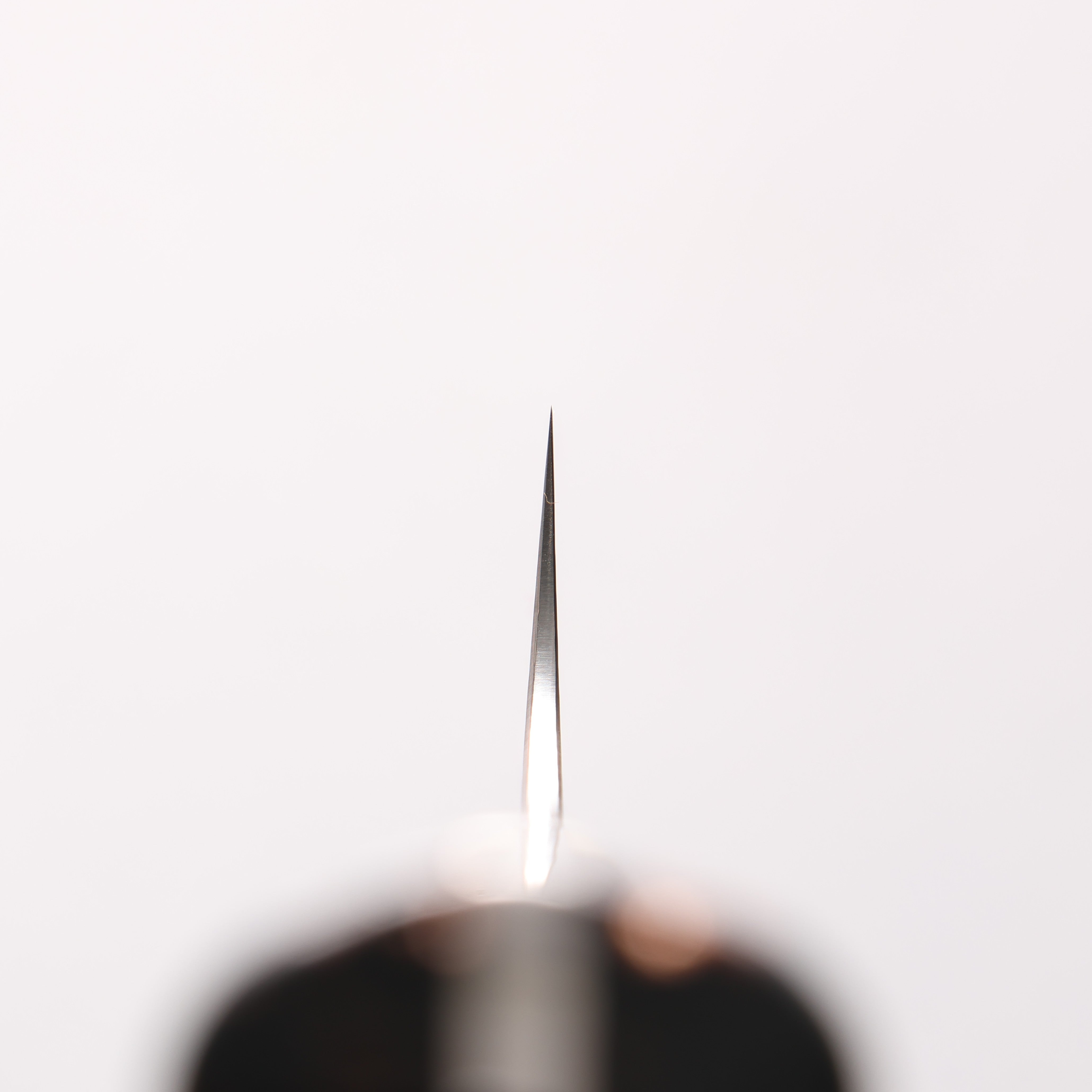 Takeshi Saji Blue Steel No.2 Colored Damascus Petty-Utility 150mm Black & Brown Corian Handle - Seisuke Knife