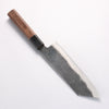 Shigeki Tanaka TEKKA Blue Steel No.2 Kurouchi Hammered(square) Nakiri 180mm Walnut Handle - Slide 2