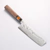 Shigeki Tanaka VG10 17 Layer Damascus Nakiri 165mm Walnut Handle - Slide 1