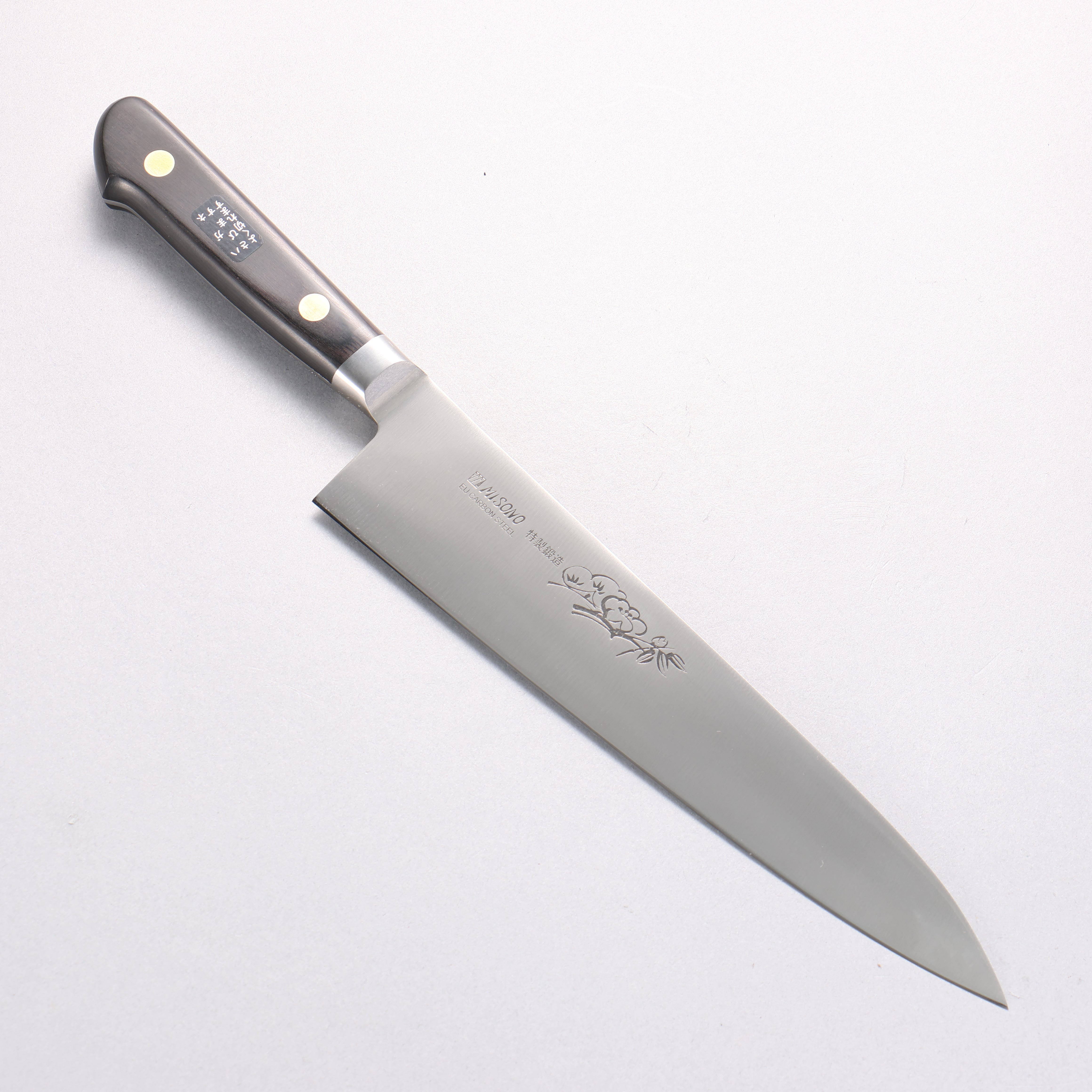 Misono Swedish Steel Ume Engraving Gyuto 210mm