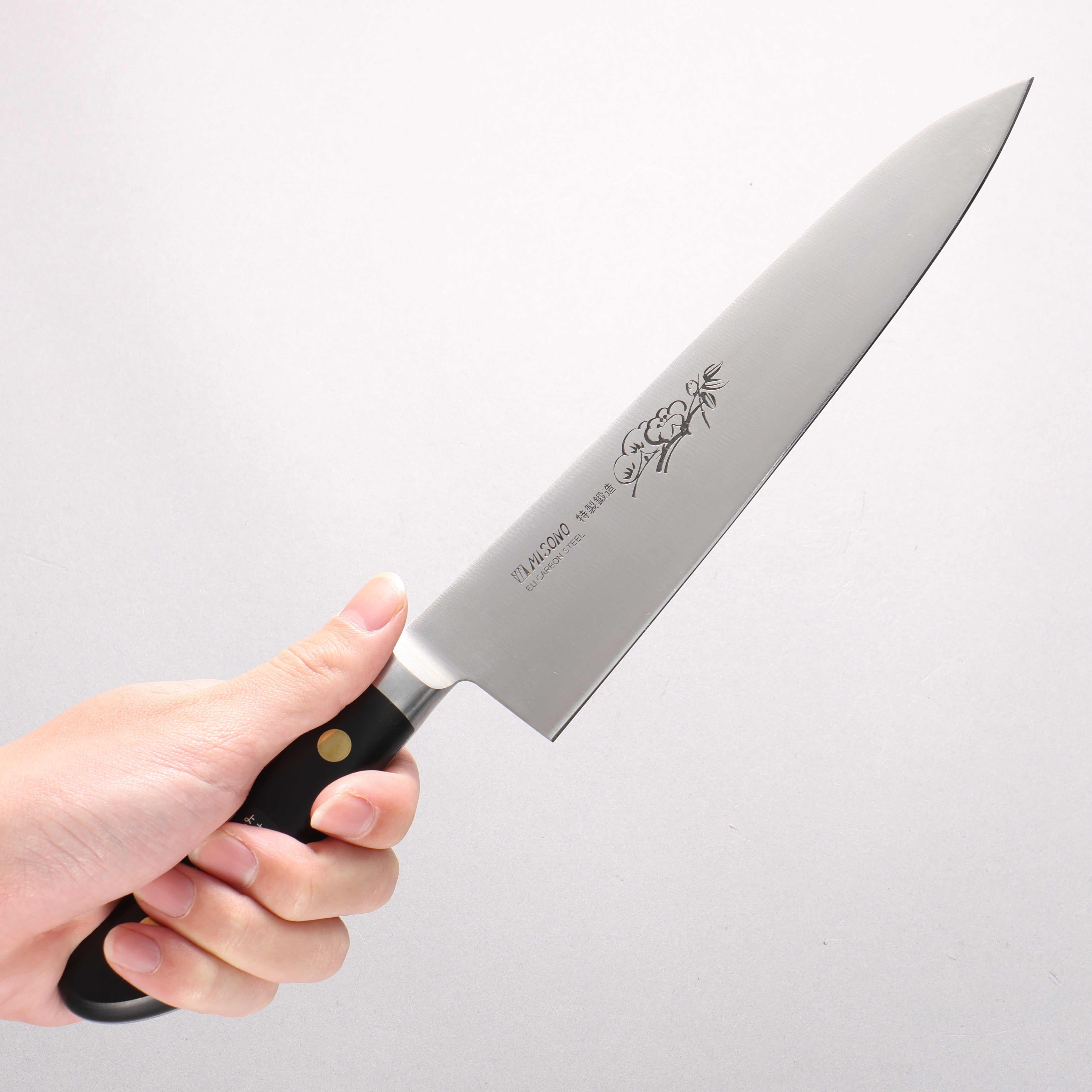 Misono Swedish Steel Ume Engraving Gyuto 210mm