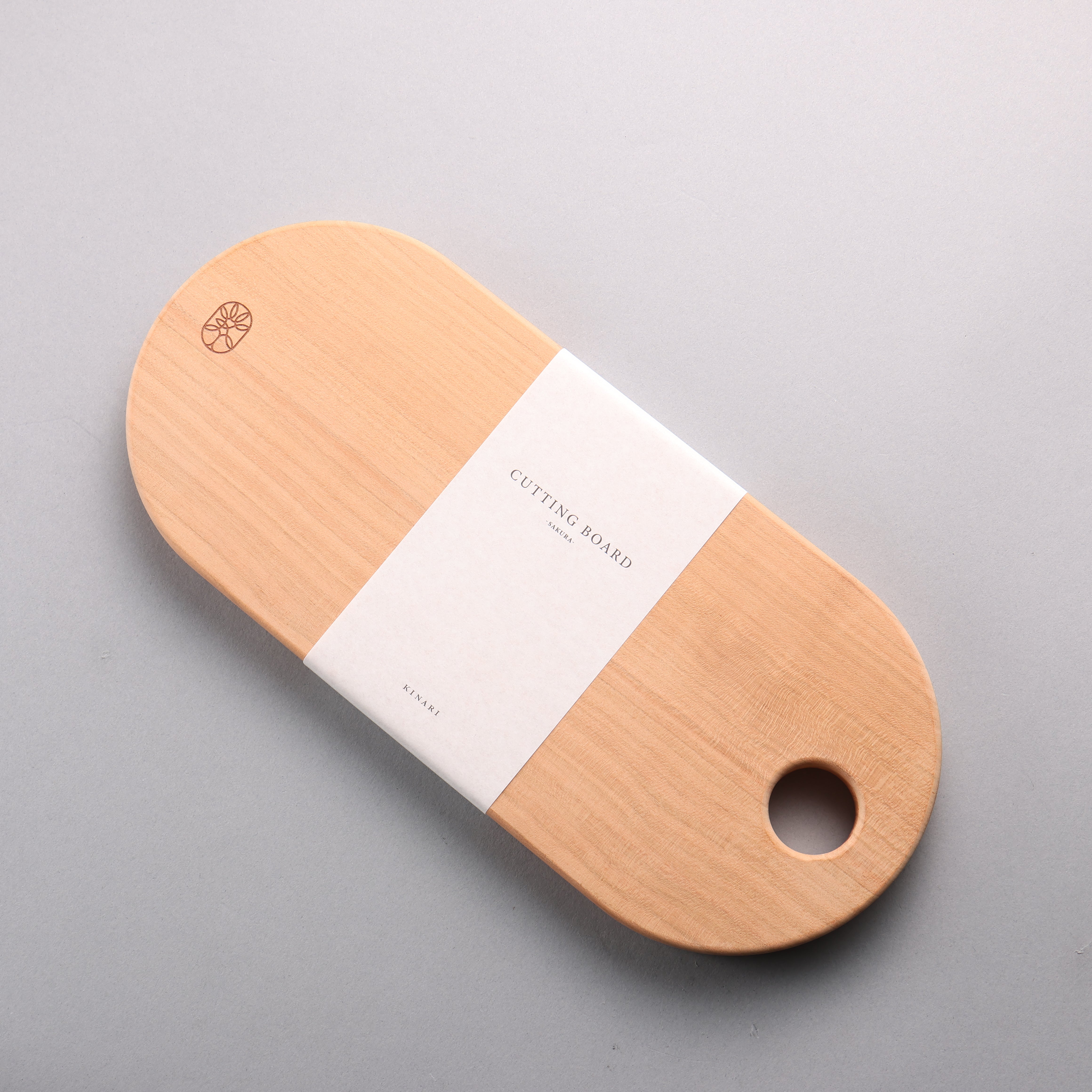 KINARI Japanese Wild Cherry Cutting Board Small (小) 320 x 140 x 20mm - Seisuke Knife