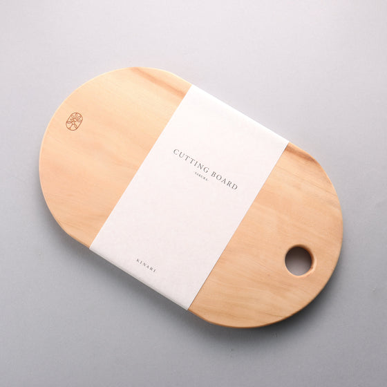 KINARI Japanese Wild Cherry Cutting Board Standard (標準) 330 x 200 x 20mm - Seisuke Knife